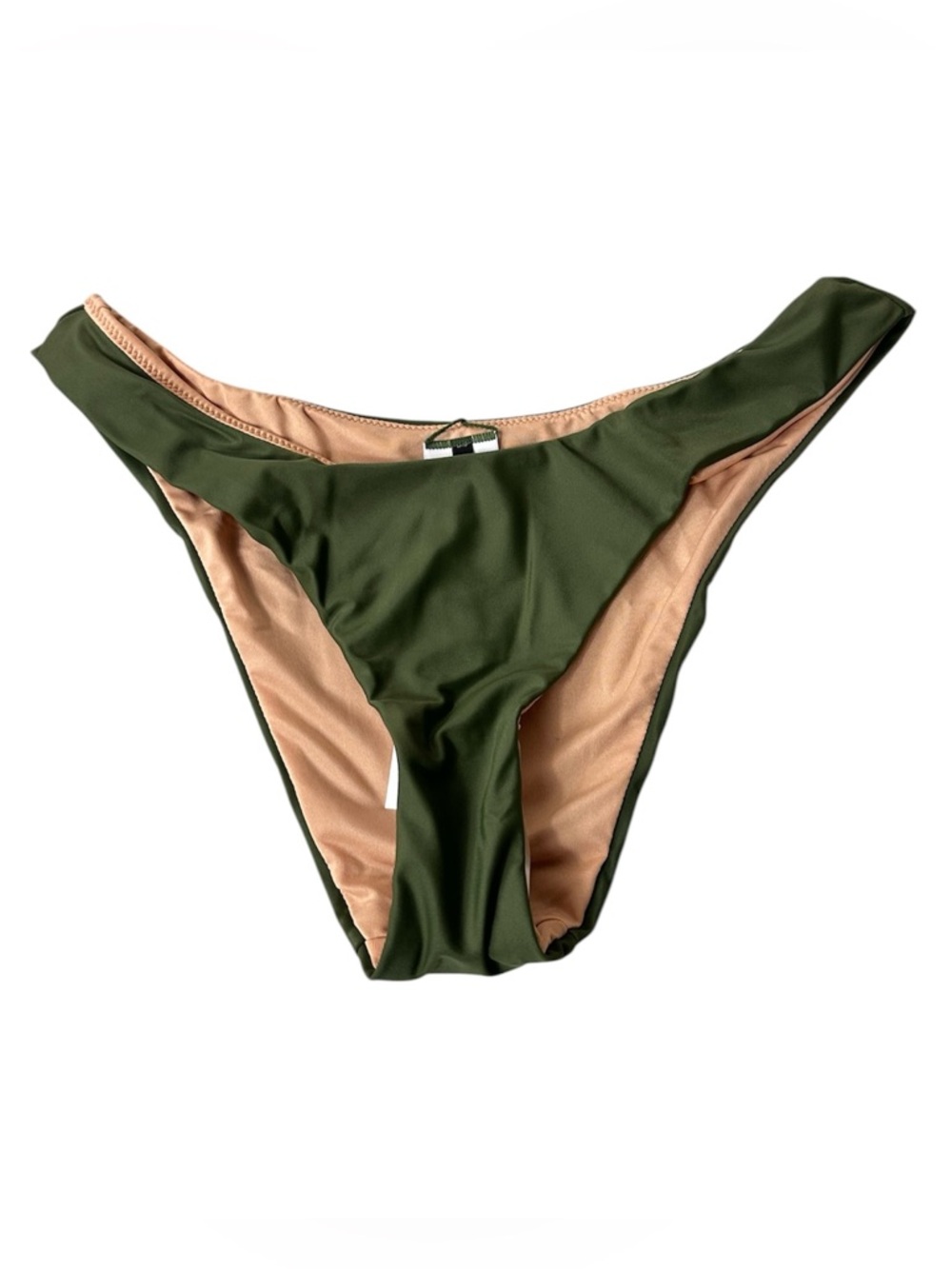 J. Crew Classic Mid Rise Curved Waist Cheeky Bikini Bottom Size Medium NWT